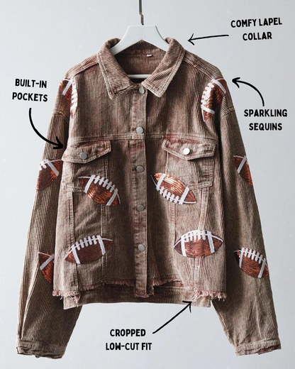 Low Cut Game Day Shacket